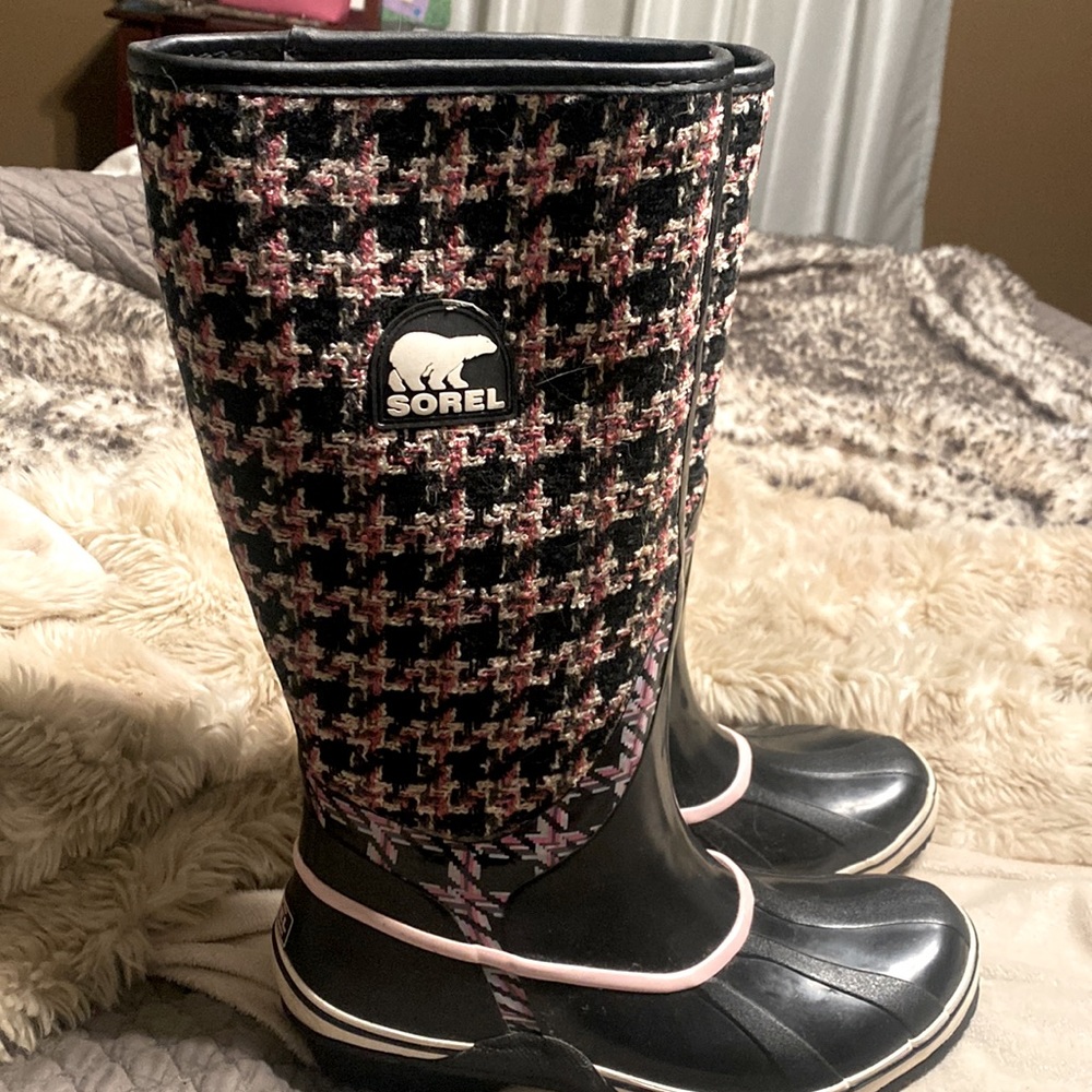 Sorel Tweed Rain Boots